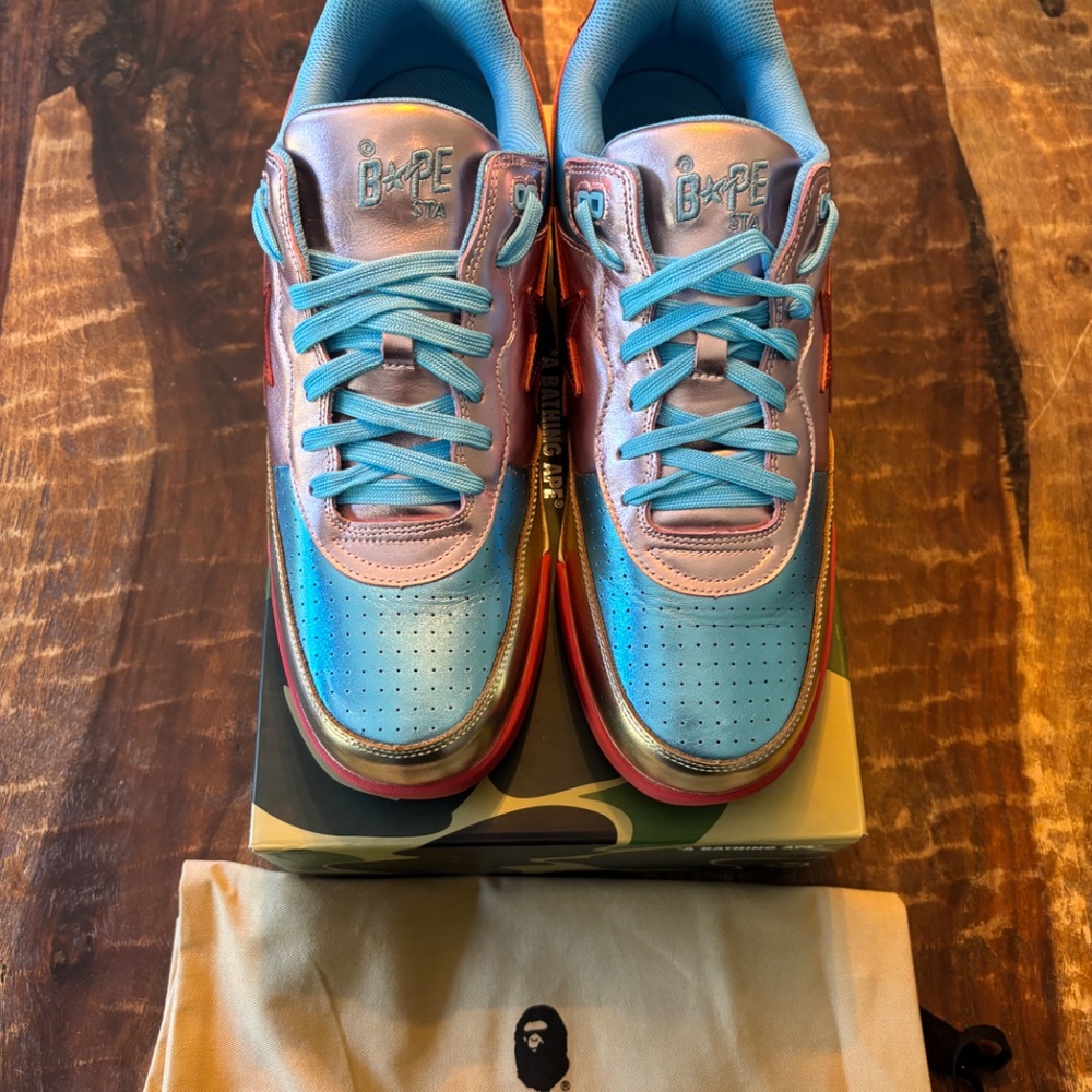 Metallic BAPE Bathing Ape STAs mens 13 - Picture 3 of 12